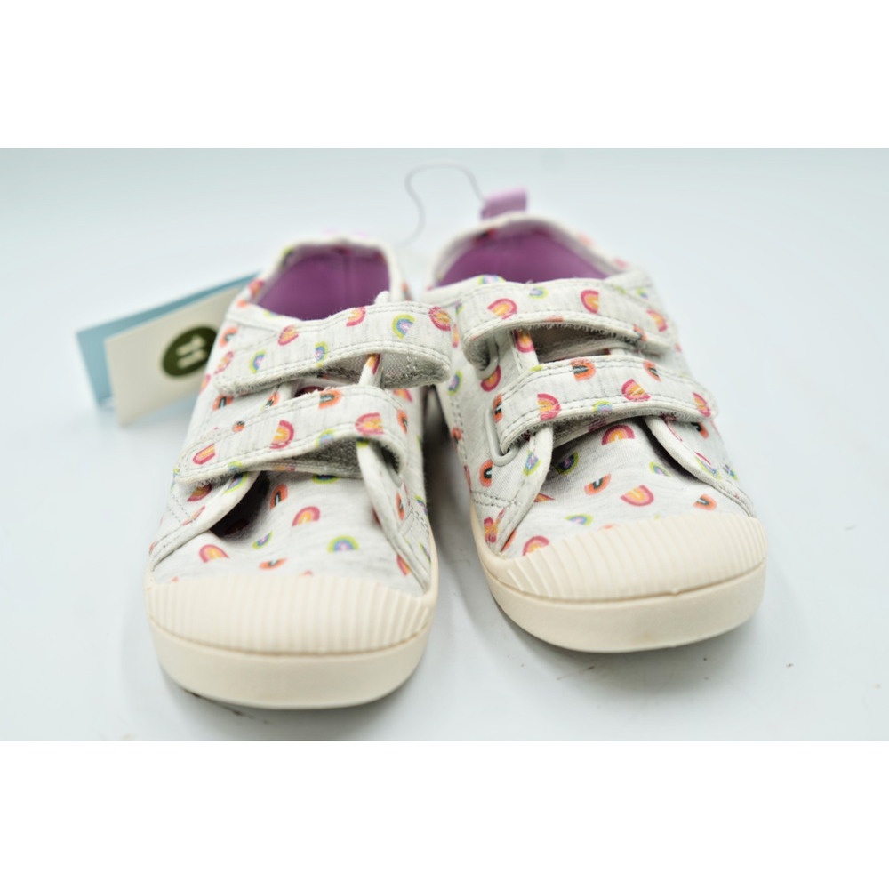 Cat & Jack‎ Kids Shoes Size 11 Rainbow Print Sneakers Canvas NWT